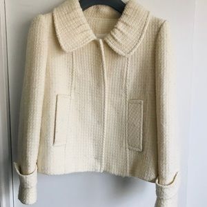 Cute white short coat